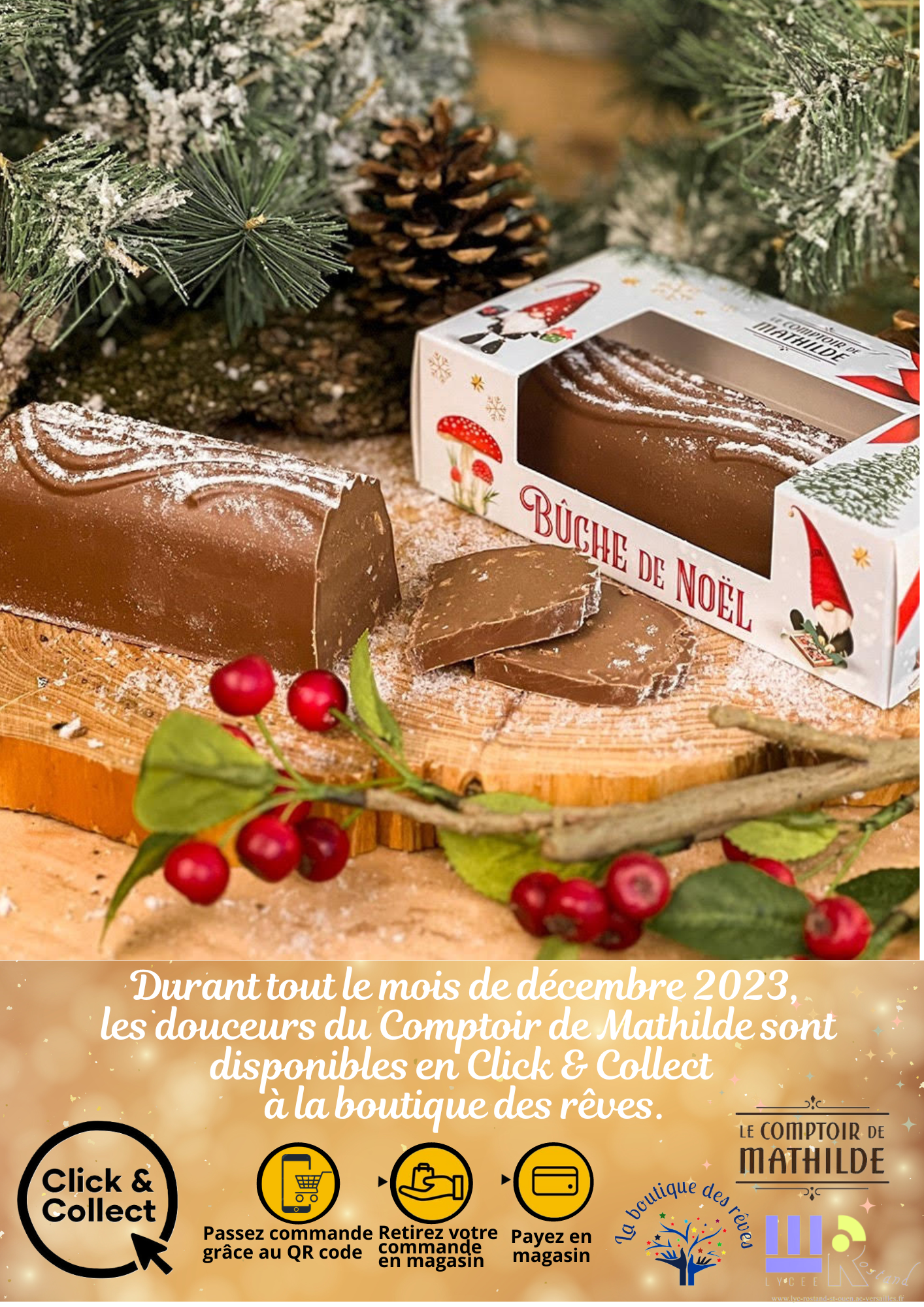 Célébrez les fêtes de fin dannée avec le Comptoir de Mathilde !