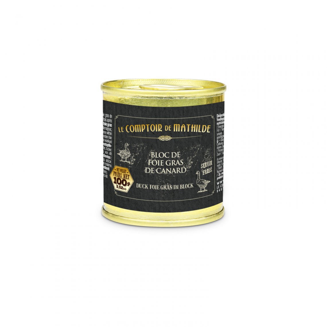 Bloc de Foie gras de canard 100g