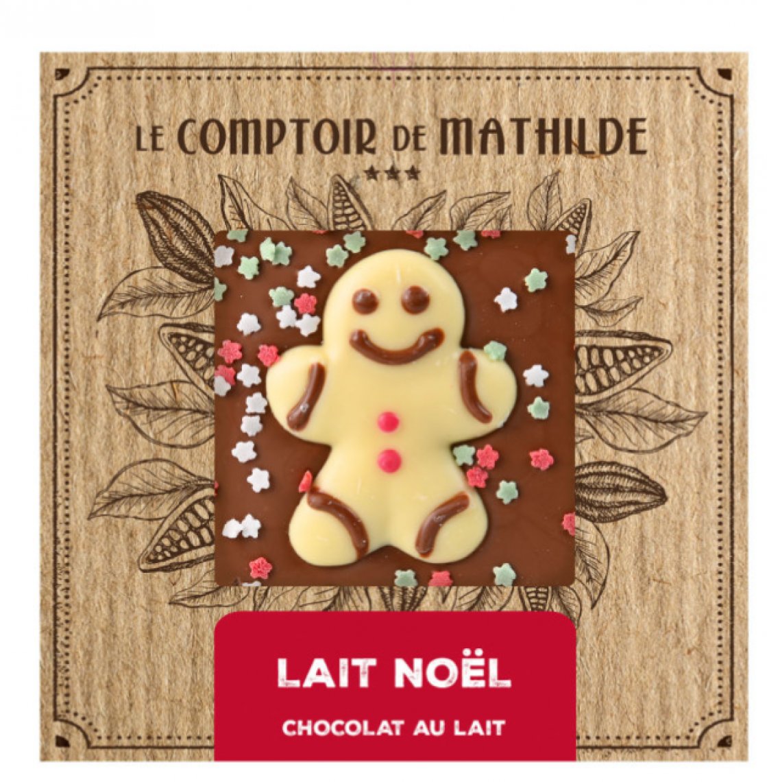 Noël - Tablette Chocolat au Lait - 80g