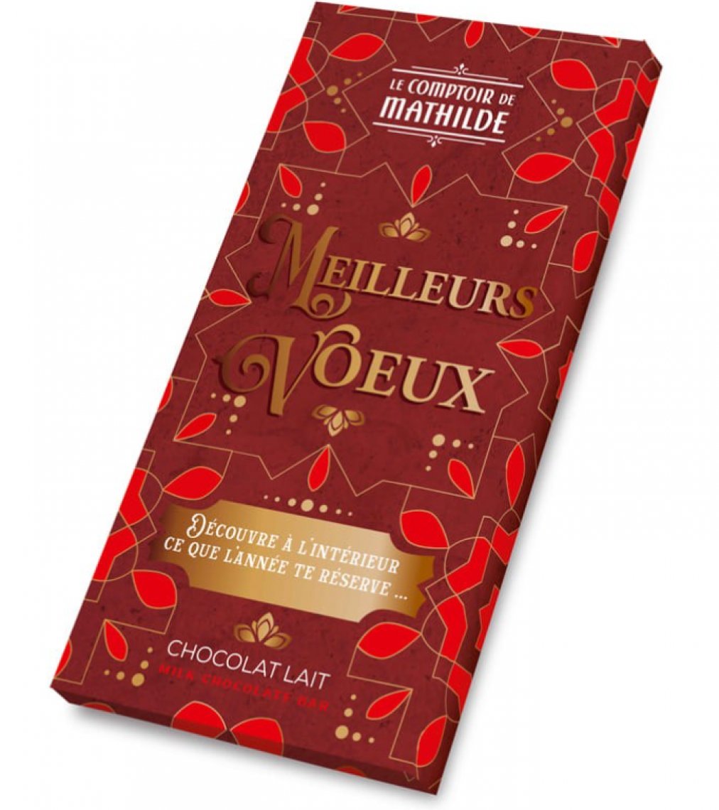 Tablette Bonne Année Chocolat Lait - 90g