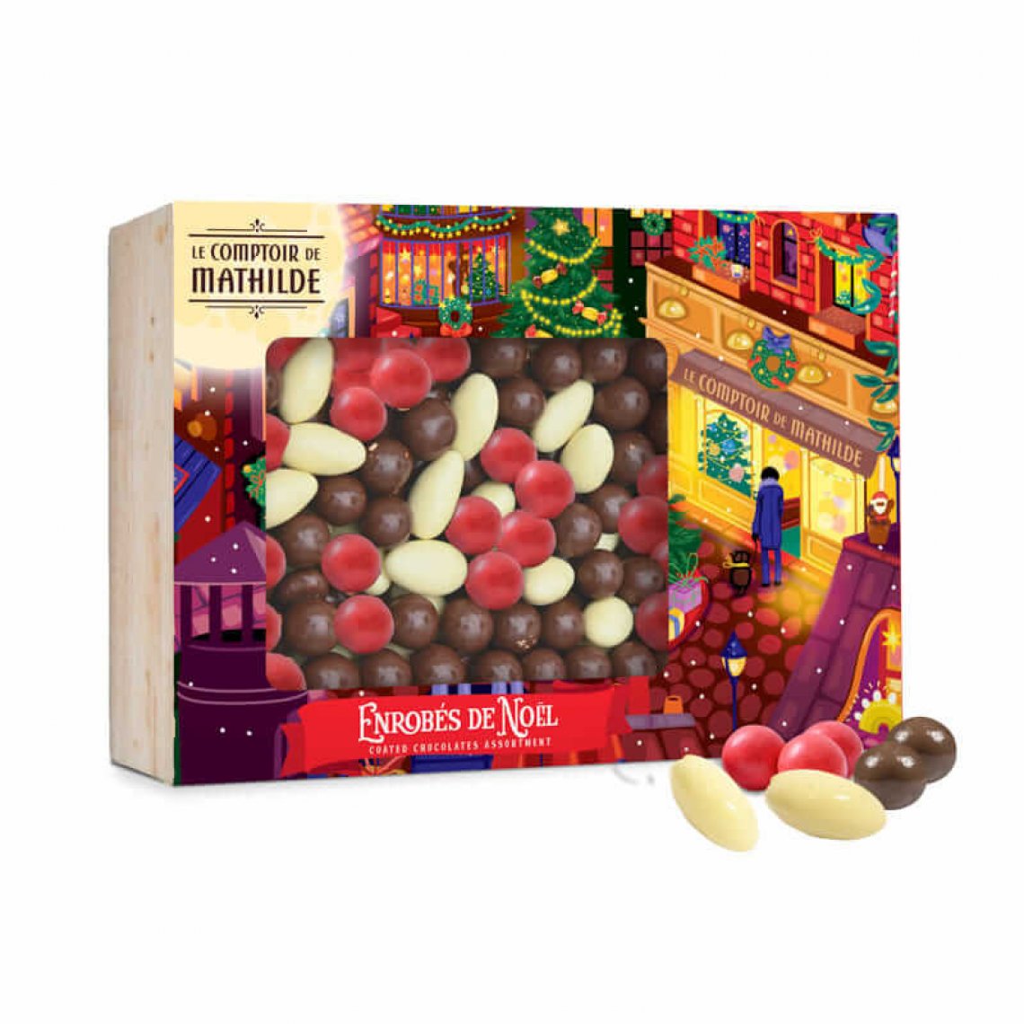 Coffret Enrobés de Noël - 300g